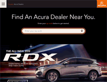 Tablet Screenshot of houstonacuradealers.com